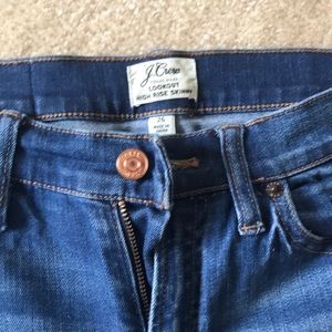 J.Crew Lookout High Rise Skinny size 26